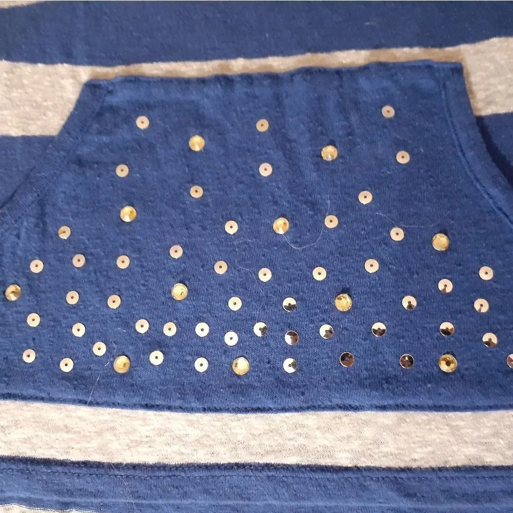 JUSTICE Royal Blue/Grey Lightweight Sweater